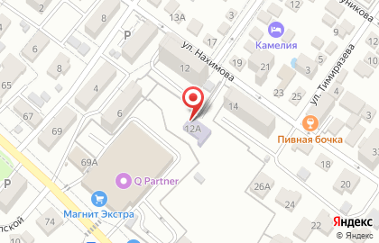 Центр дополнительного образования Эрудит на улице Нахимова на карте