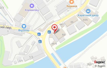 Продуктовый магазин в Сочи на карте