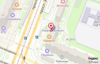 Фирменный магазин Великолукский мясокомбинат на проспекте Просвещения, 36 на карте