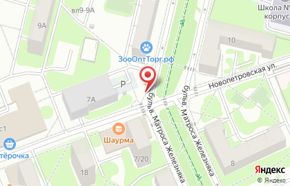 Магазин фруктов и овощей, ИП Бурова В.А. на карте