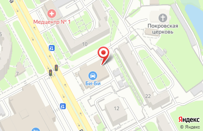 Би-Би на проспекте Хрущёва на карте