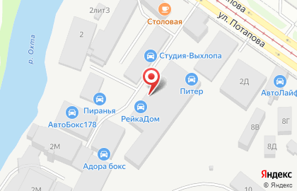 Автосервис самообслуживания Сам-Автомастер на улице Потапова на карте