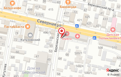 Мебельный салон Софи в Центральном районе на карте