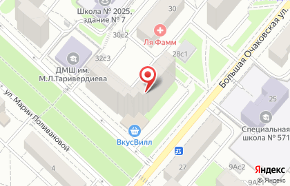 Большая Очаковская-32, ТСЖ на карте