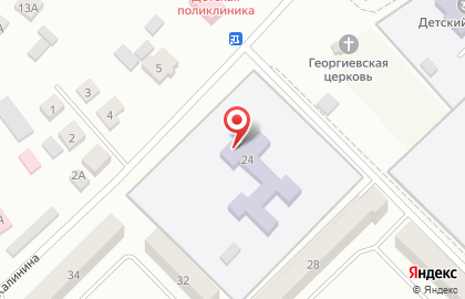 Детский сад №8 на проспекте Строителей на карте