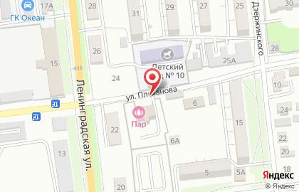 Автостоянка во Владивостоке на карте