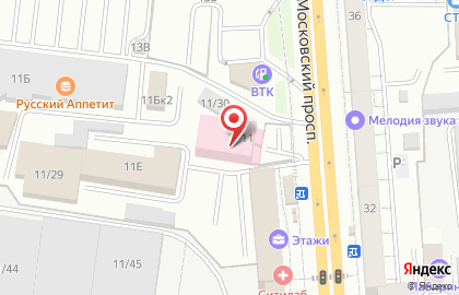 АЗС ВТК на Московском проспекте на карте