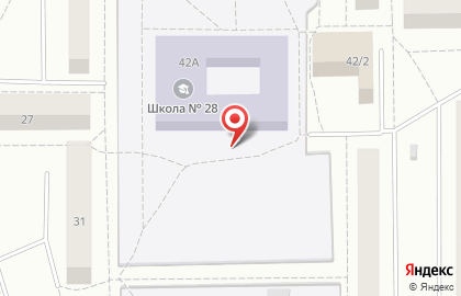 Средняя общеобразовательная школа №28 на улице Мира на карте