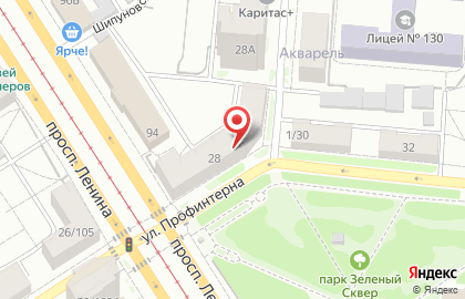 Салон Радость в Октябрьском районе на карте