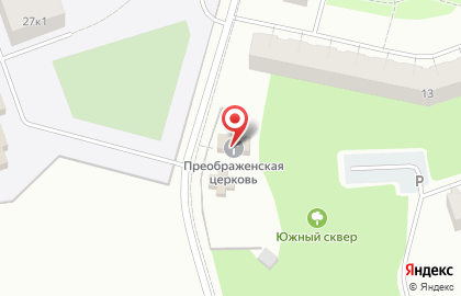 Храм Преображения Господня, д. Горбунки на карте