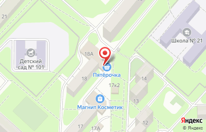 Аптечный пункт Виктория-Регион на улице 15-й микрорайон на карте