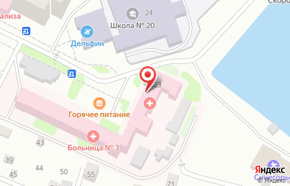 Частная скорой помощь №1 на улице Нахимова на карте
