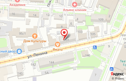 Магазин Оазис в Ленинском районе на карте