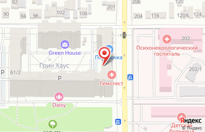 Автомат по продаже питьевой воды Чистая Вода в Центральном районе на карте