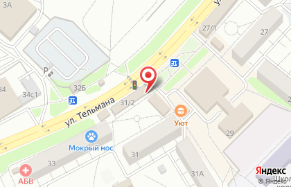 Магазин фруктов и овощей в Советском районе на карте