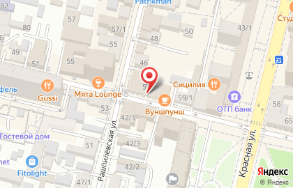 ОАО МДМ Банк на Гимназической улице на карте
