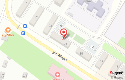 Автогарант на улице Мира на карте