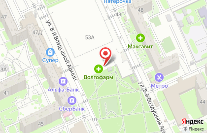 Мебельная компания на улице 8-й Воздушной Армии на карте