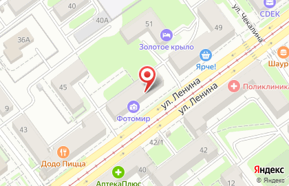 Зооцентр Эдем на улице Ленина на карте