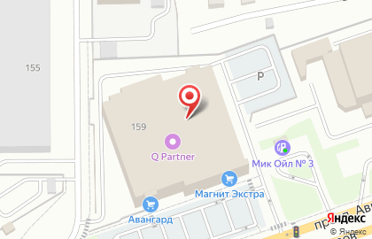 Автосфера на проспекте Авиаторов на карте