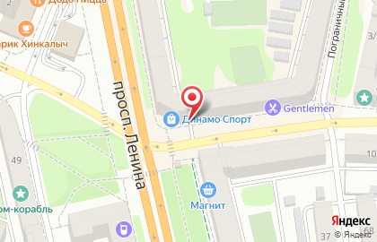 Салон-парикмахерская Люкс на проспекте Ленина на карте