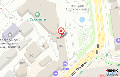 Золото Якутии на проспекте Ленина на карте