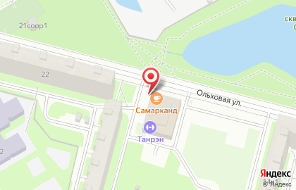 Продовольственный магазин на Комендантском проспекте на карте