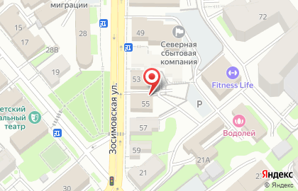 Торговая компания Дезалмед на Зосимовской улице на карте