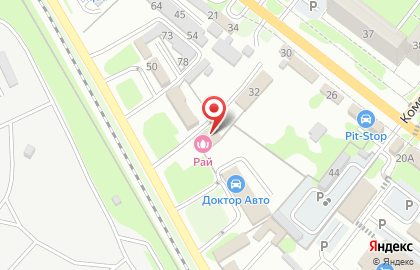 Автомойка в Ставрополе на карте
