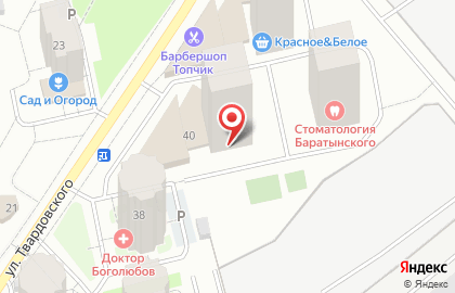 Федеральная сеть частных детских садов Детская страна на улице Твардовского на карте