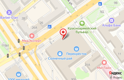 Магазин парфюмерии и косметики Yves Rocher France на улице 20-летия Октября на карте