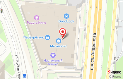 Yota в Москве на карте