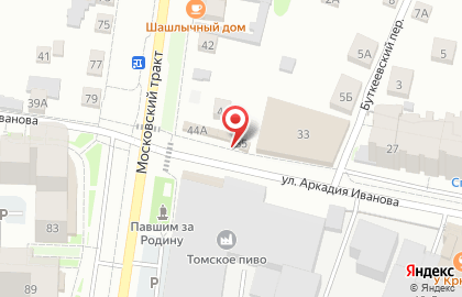 Продуктовый магазин в Томске на карте