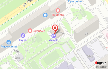 Отель Инвайт на Братиславской на карте