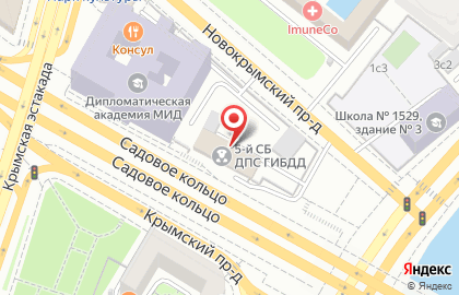 Главное управление МВД России по г. Москве 5-й ОСБ ДПС ГИБДД на карте