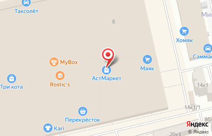 Магазин АстМаркет в Астрахани на карте