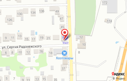 Продуктовый магазин на ​Андреевской, 43 на карте