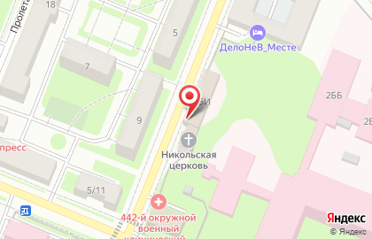 Церковь Николая Чудотворца в Морском госпитале на карте
