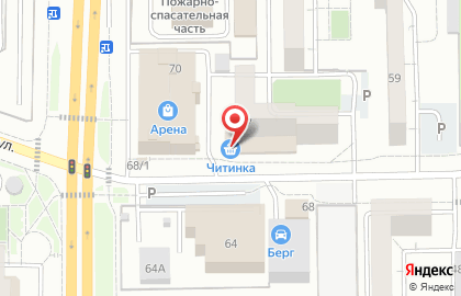 Супермаркет в Северном микрорайоне на карте