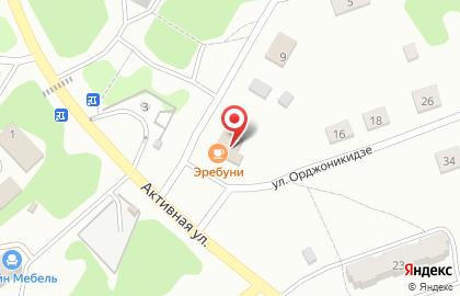 Магазин строительных материалов на улице Орджоникидзе на карте