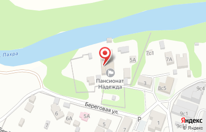 Пансионат для пожилых людей «Надежда» на карте