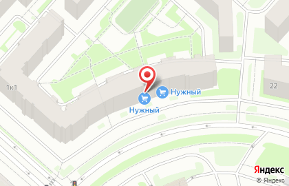 Супермаркет Магнит в Пушкинском районе на карте