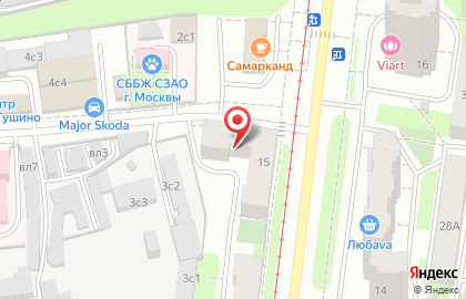 СДЮСШ №101 на Сходненской улице на карте