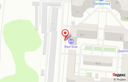 Школа тайского бокса Red Star в Кировском районе на карте