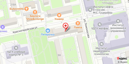 Клуб виртуальной реальности escape. на Красногеройской улице на карте