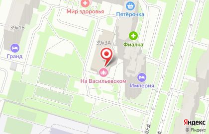 Спортивный центр Чируги в Василеостровском районе на карте