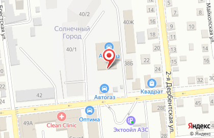 Центр по установке газового оборудования, предрейсовому осмотру водителей и транспортных средств Автогаз в Астрахани на карте