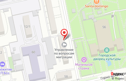 Отдел по вопросам миграции в Дружном переулке на карте