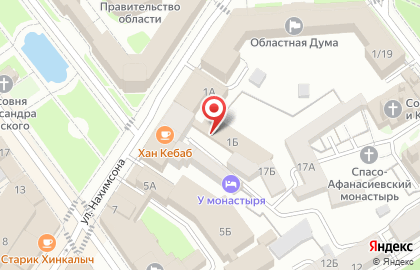 Серенада на улице Нахимсона на карте