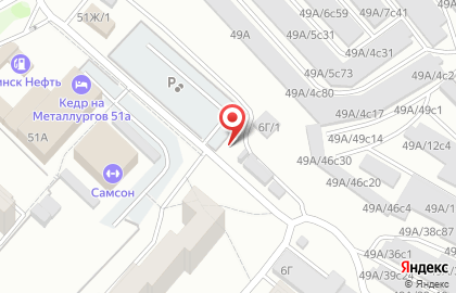 Автостоянка в Красноярске на карте
